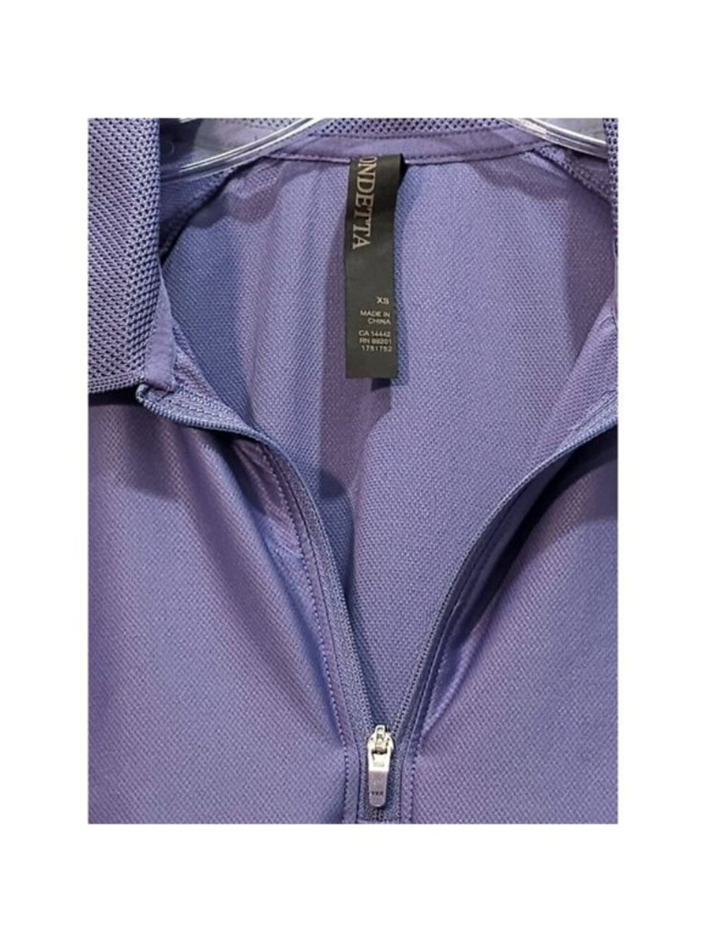 Mondetta Women's Golf Shirt Collared Short Sleeve 1/4 Zipper - Picture 4 of 10